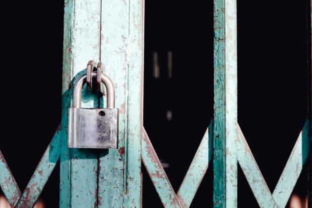 locked gate locked gate